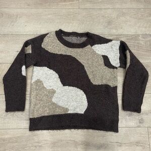 Brown patterned Sweater